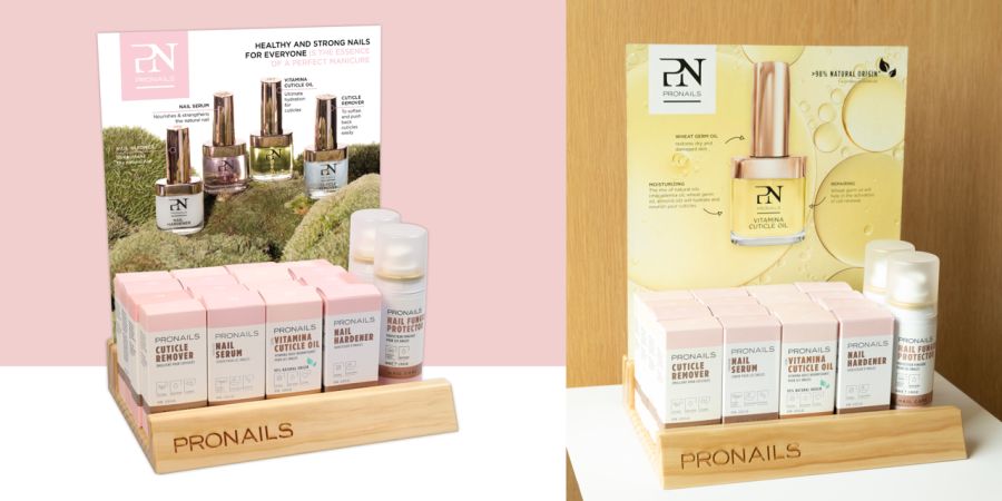 ProNails Nail care Display, part of the NEW ProNails Display collection.